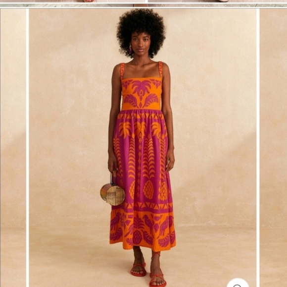 Farm Rio Pineapple Love Maxidress - Picture 4 of 9